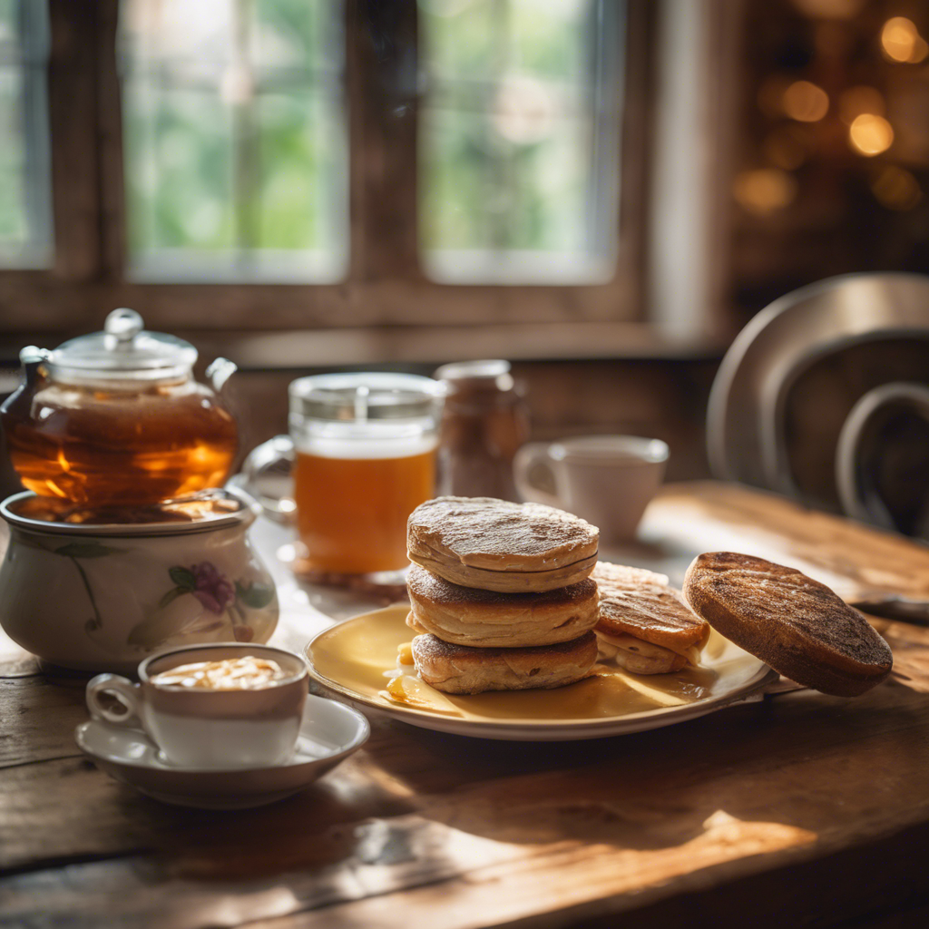 English Muffin with Honey